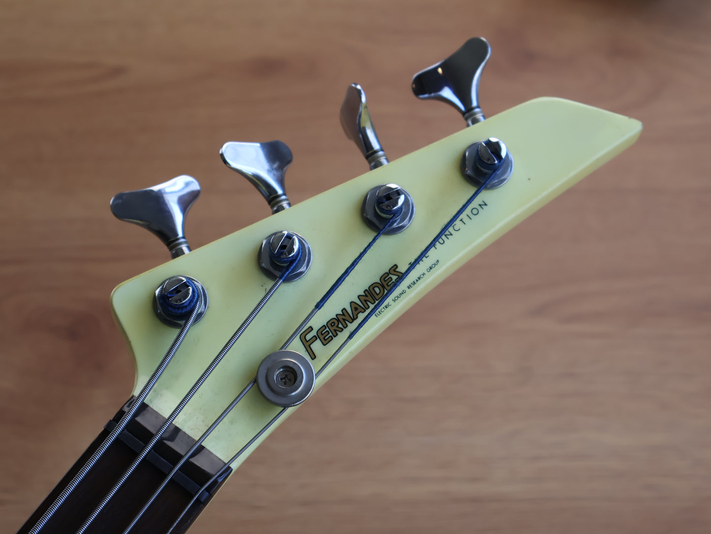 1980's Fernandes Japan BXB-55 Explorer Bass (Vintage White)