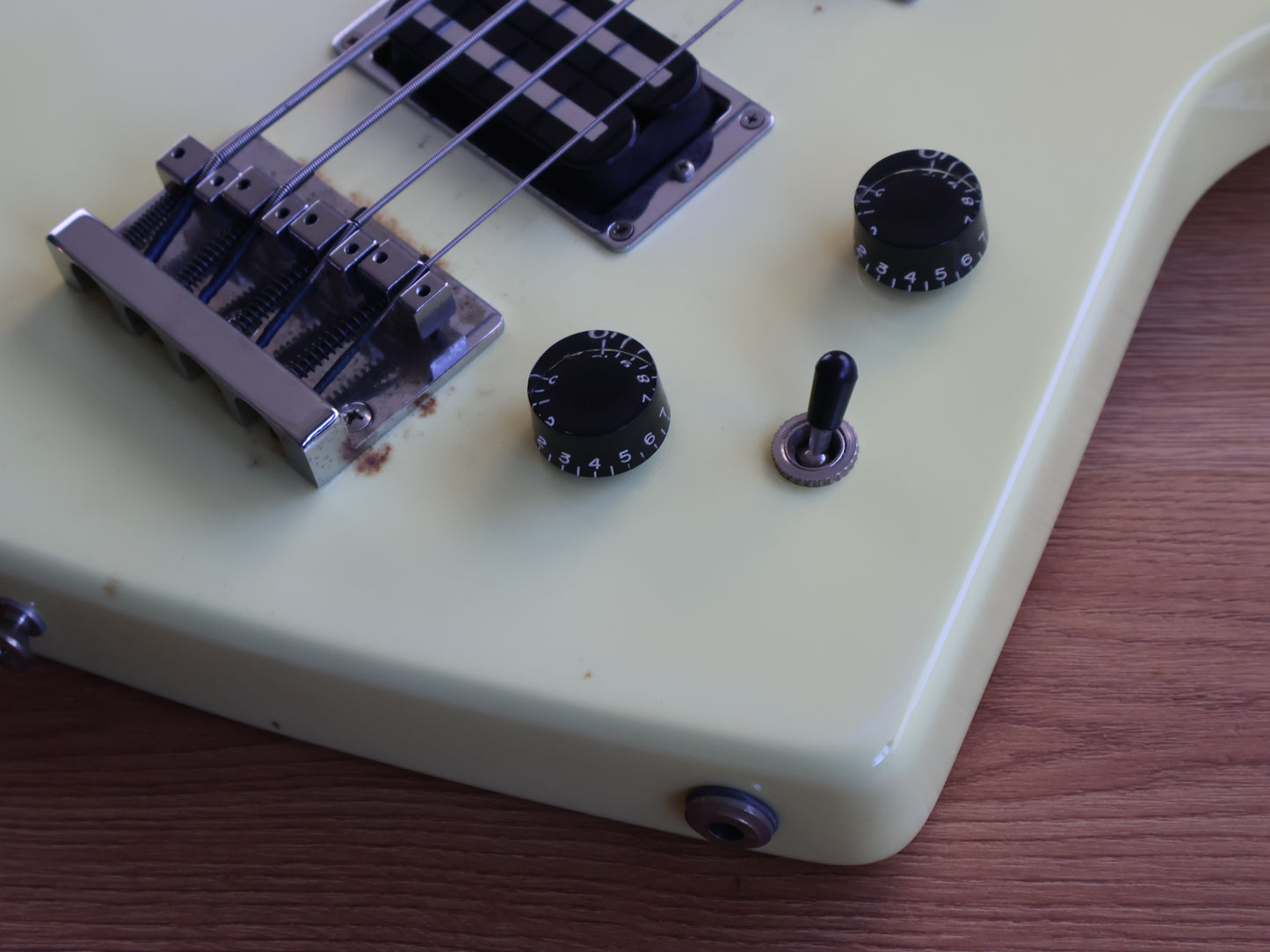 1980's Fernandes Japan BXB-55 Explorer Bass (Vintage White)