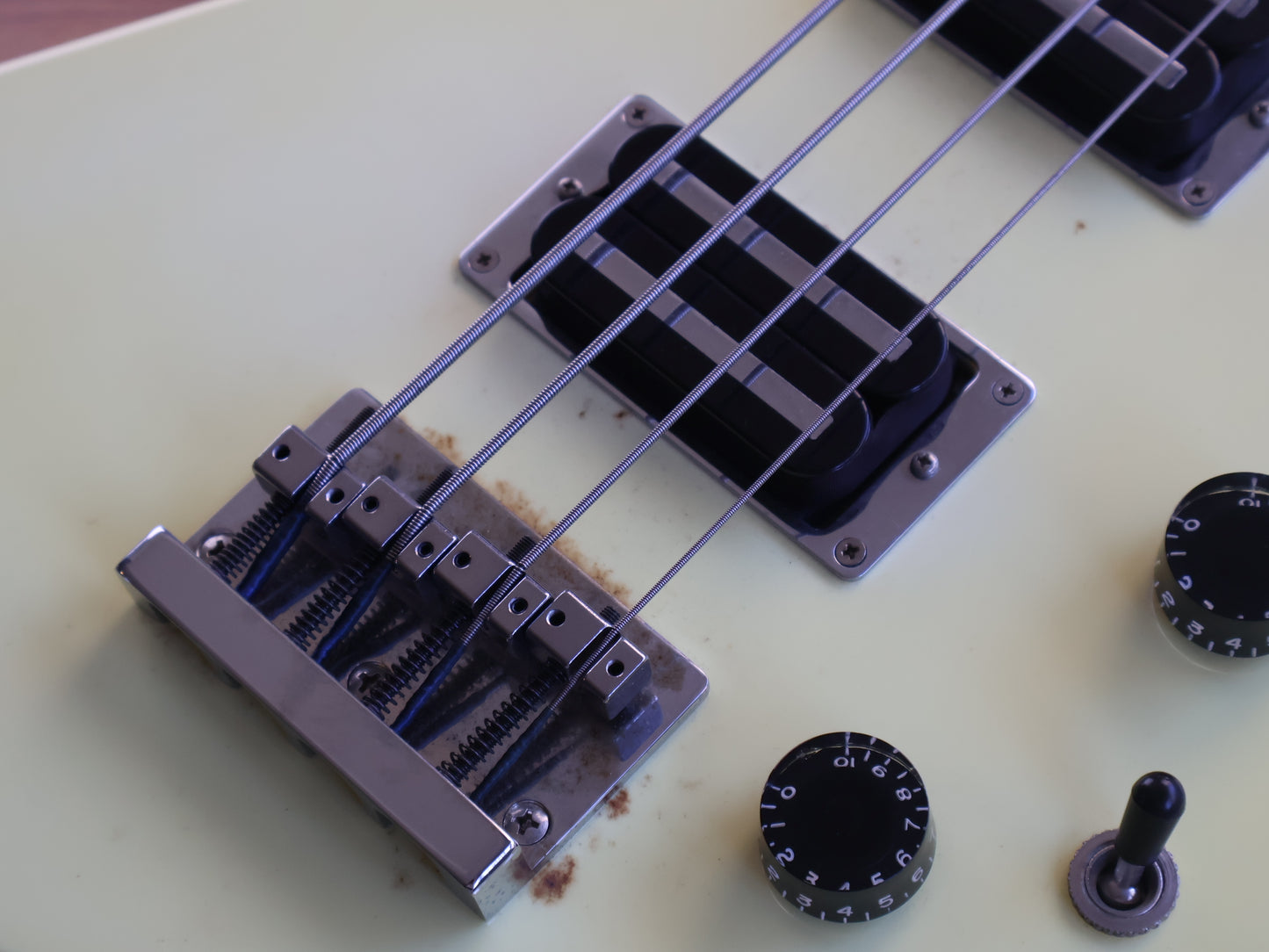 1980's Fernandes Japan BXB-55 Explorer Bass (Vintage White)