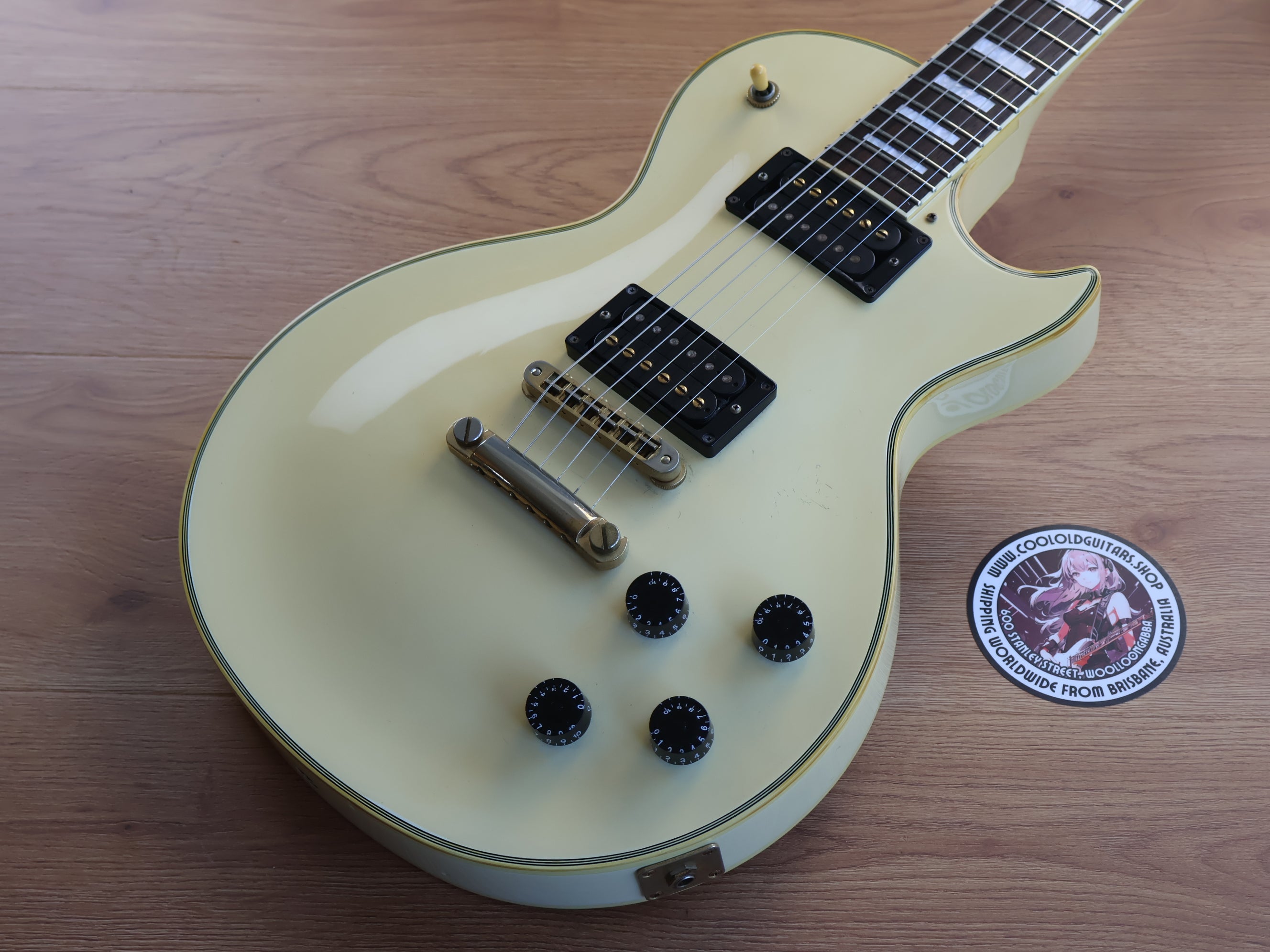1991 Orville by Gibson Japan LPC Les Paul Custom (Alpine White