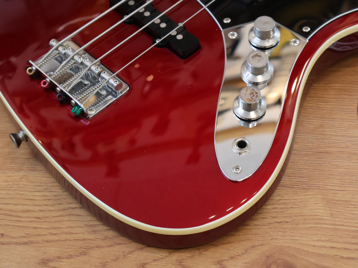 2012 Fender Japan Aerodyne PJ Jazz Bass (Old Candy Apple Red)