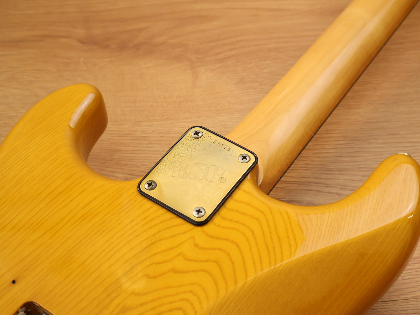 1980’s ESP Japan Custom Order Superstrat HSS w/Floyd (Natural)