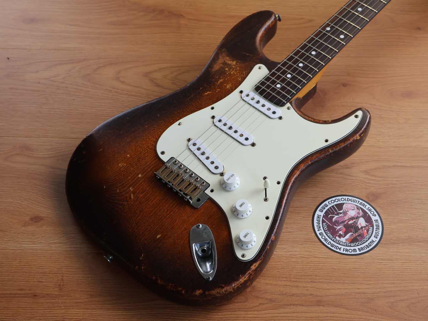 1978 Greco Japan '62 Reissue Stratocaster (Antique Violin Sunburst)