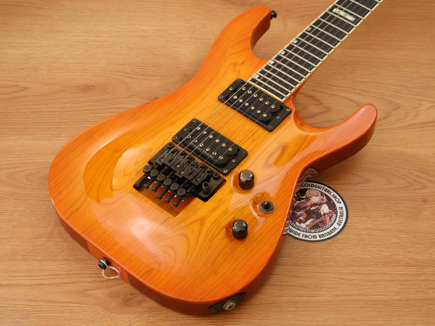 1987 ESP Japan Horizon-II FR Neckthrough Superstrat (Honey Amber)