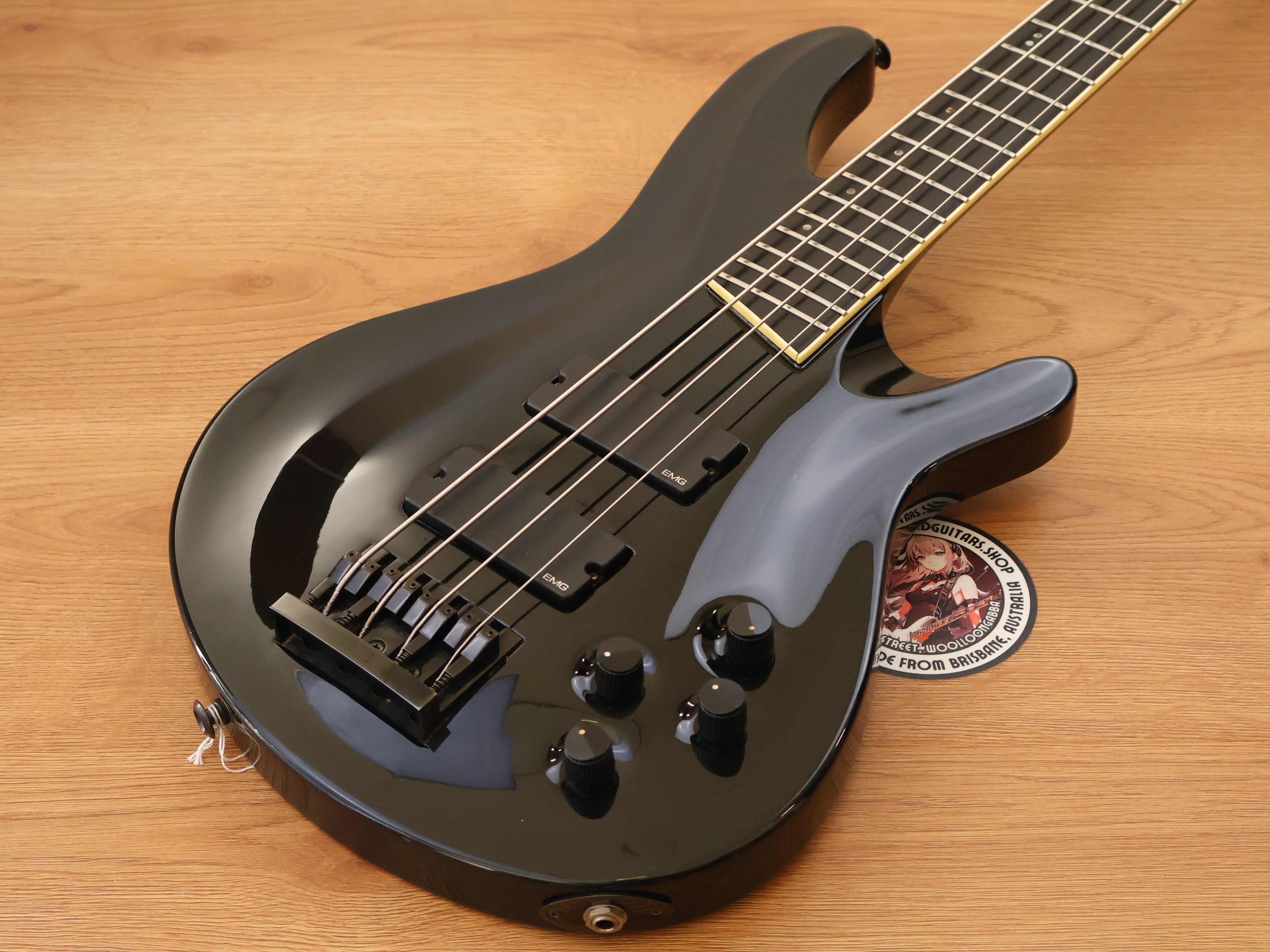 1987 ESP Japan Horizon-II Neckthrough Bass (Gloss Black) – Cool