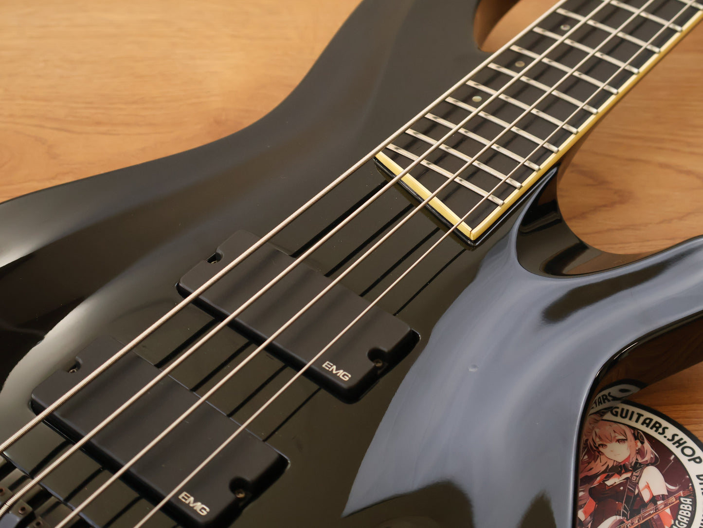 1987 ESP Japan Horizon-II Neckthrough Bass (Gloss Black)