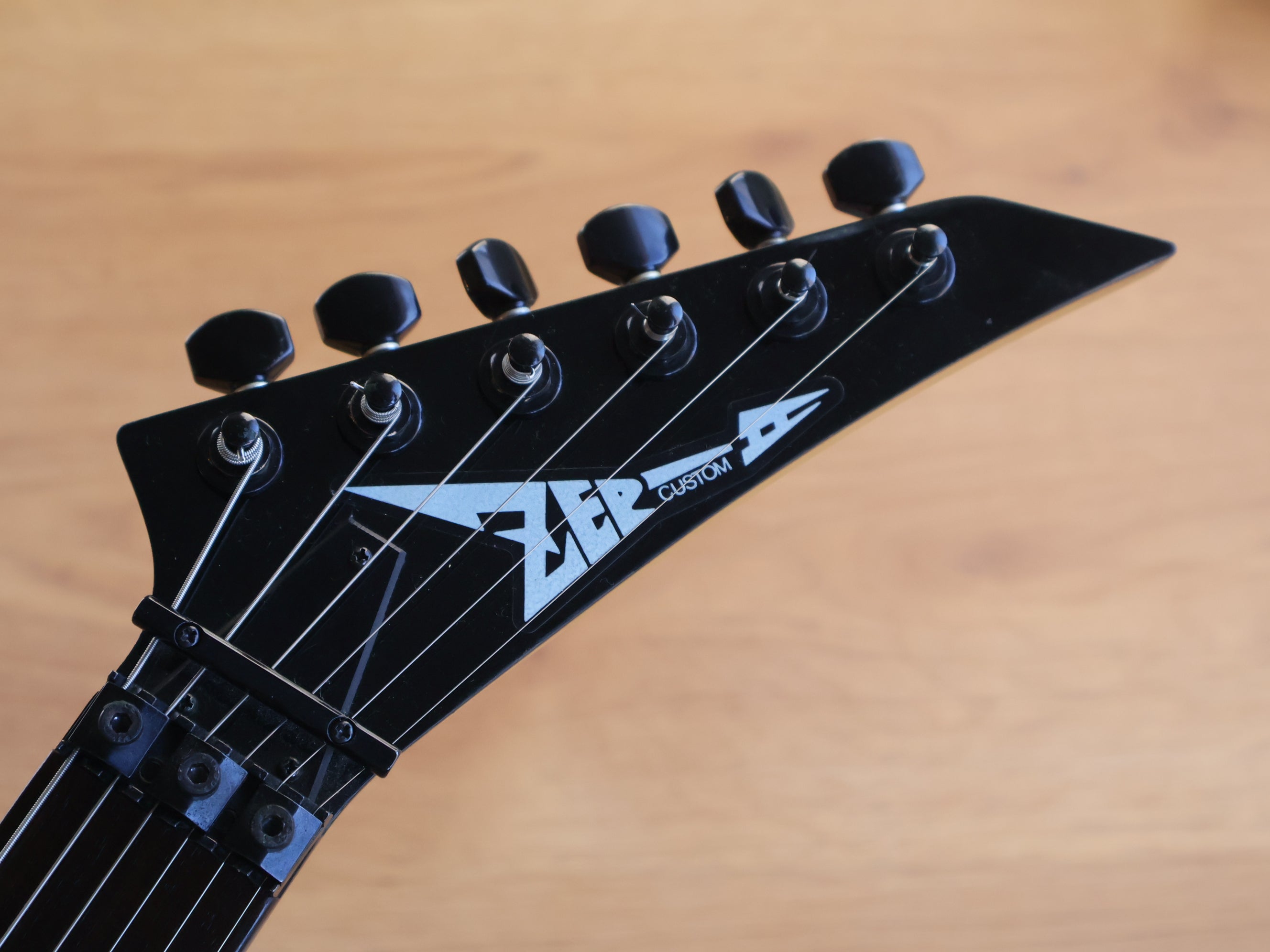 1986 ZEP Custom II (by ESP Japan) JZ-85B Superstrat (Aged White