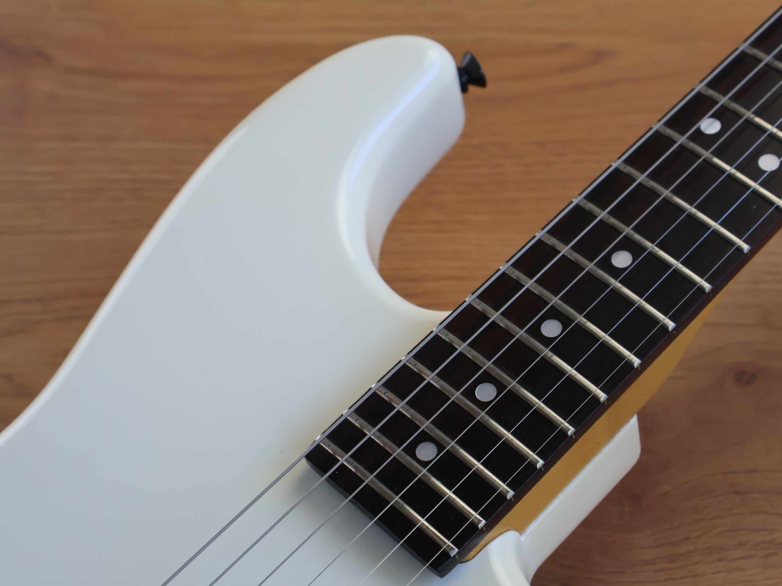 1986 ZEP Custom II (by ESP Japan) JZ-85B Superstrat (Aged White