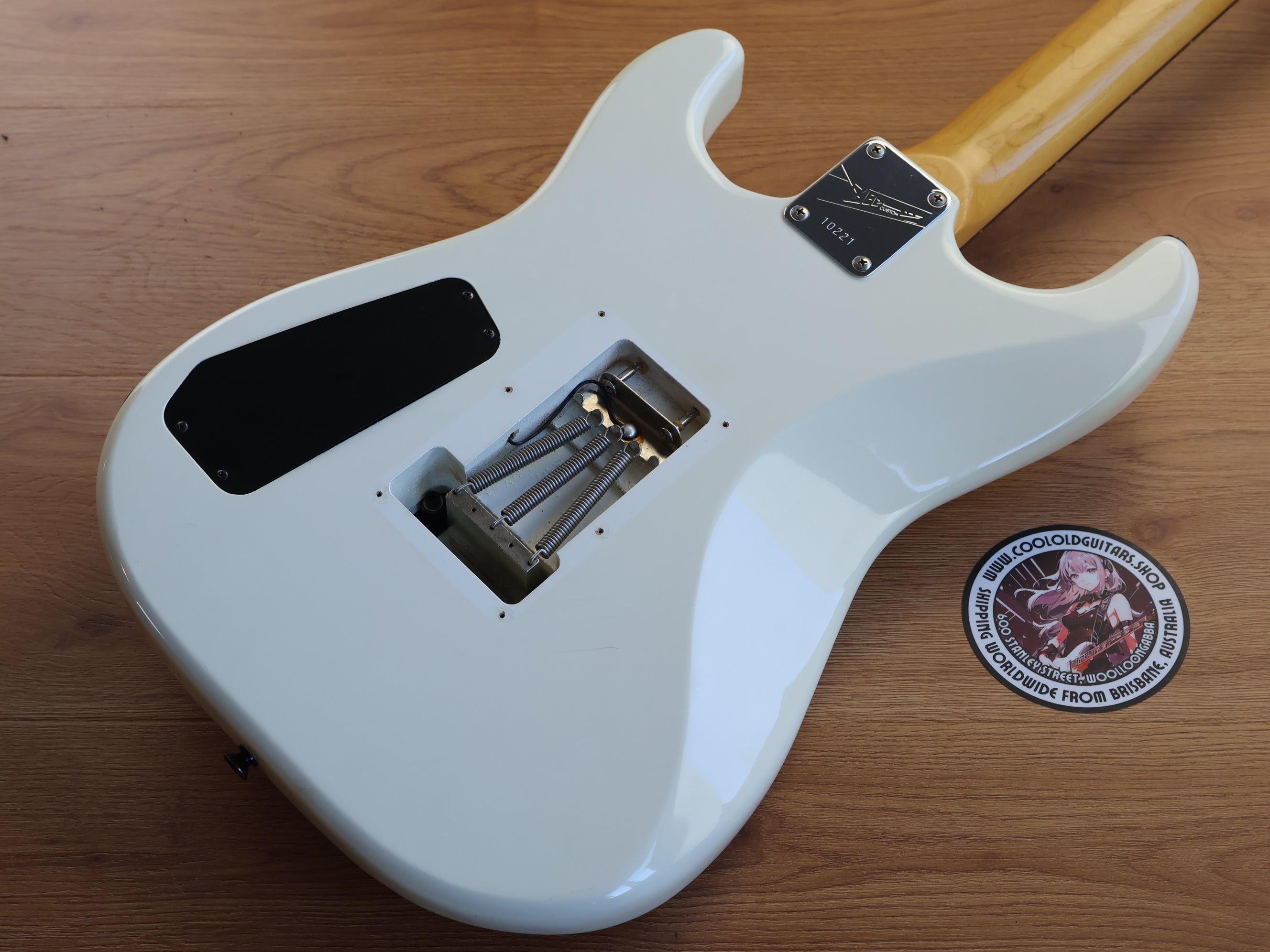 1986 ZEP Custom II (by ESP Japan) JZ-85B Superstrat (Aged White