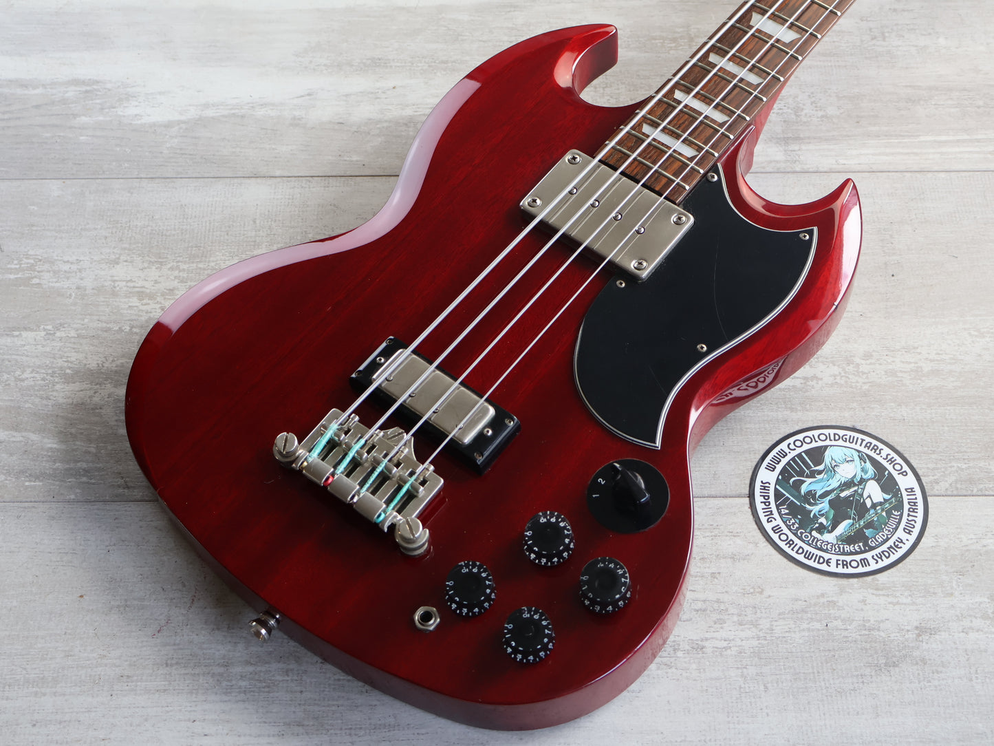 2010 Epiphone EB-3 SG Bass (Cherry Red)