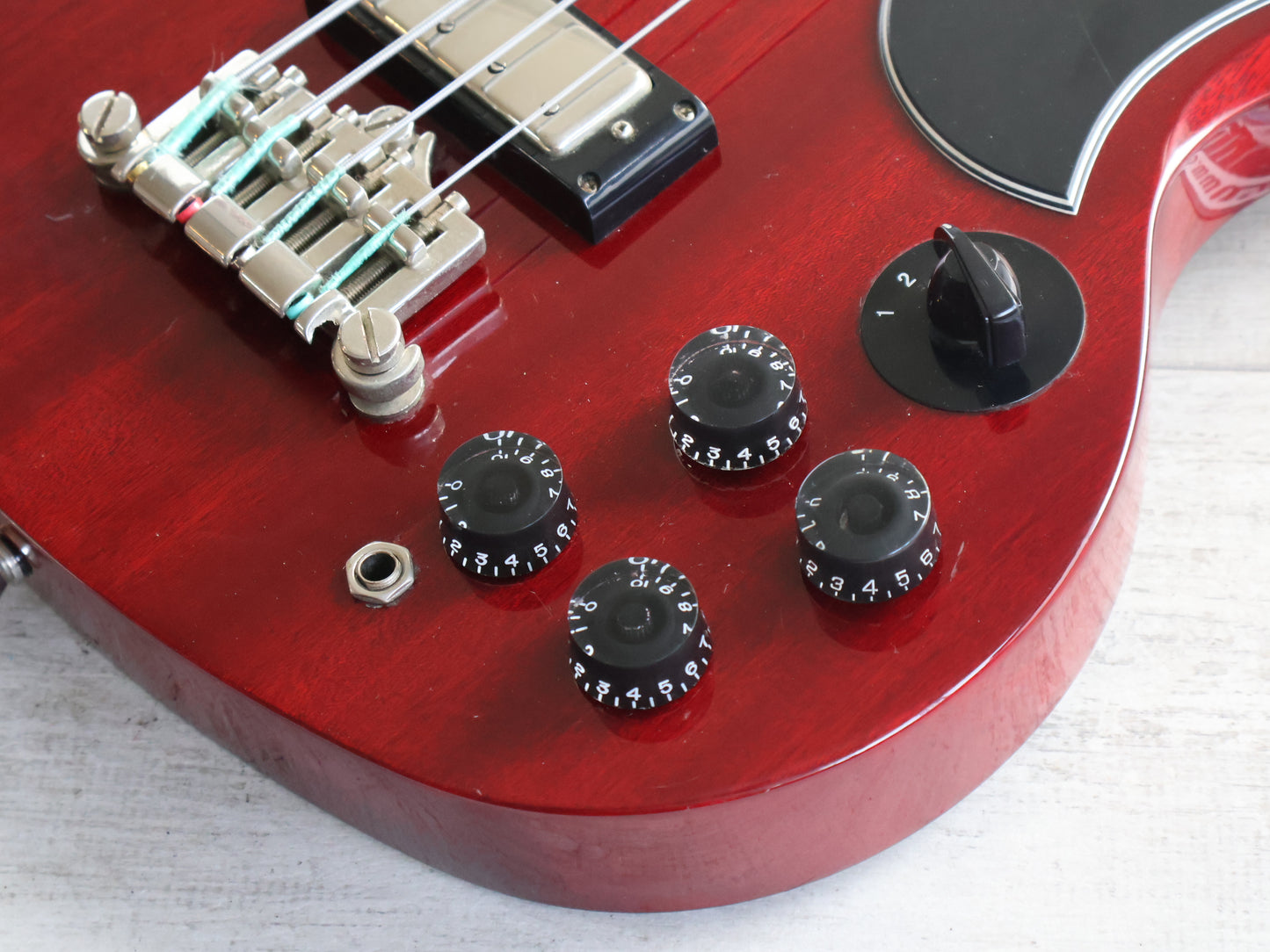 2010 Epiphone EB-3 SG Bass (Cherry Red)