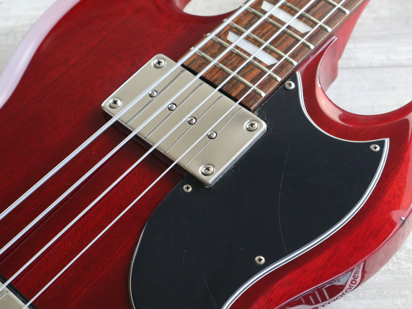 2010 Epiphone EB-3 SG Bass (Cherry Red)