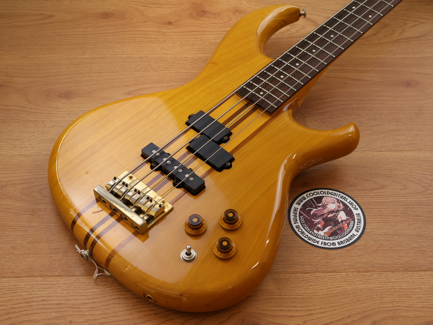 1991 Aria Pro II Japan SB-JR750 Bass (Natural)