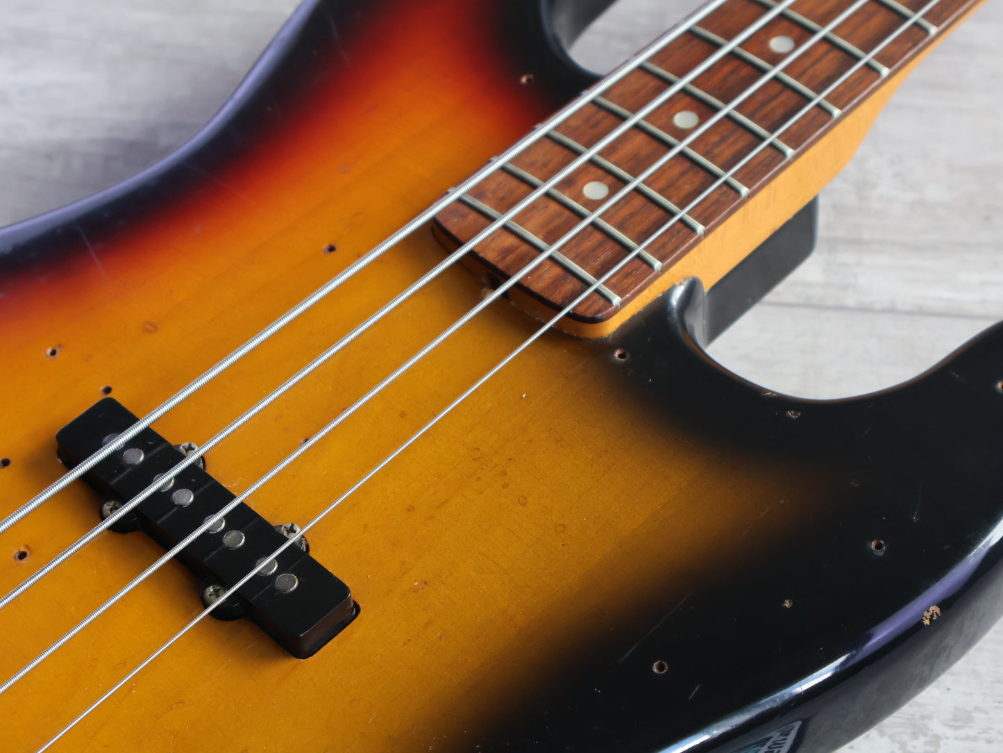 1980's ESP Navigator Japan Custom Order 60's Reissue Jazz Bass (Sunburst)