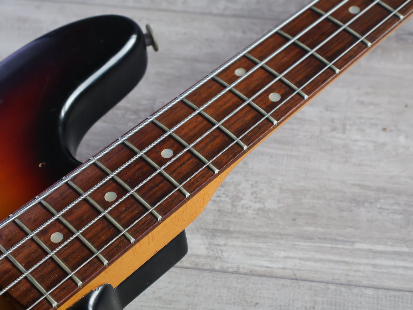 1980's ESP Navigator Japan Custom Order 60's Reissue Jazz Bass (Sunburst)