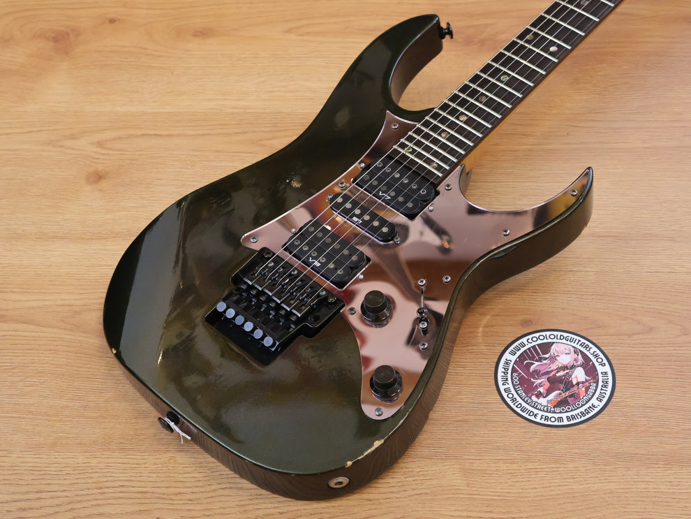 1996 Ibanez RGR-550 HSH Superstrat (Iron Pewter) – Cool Old Guitars