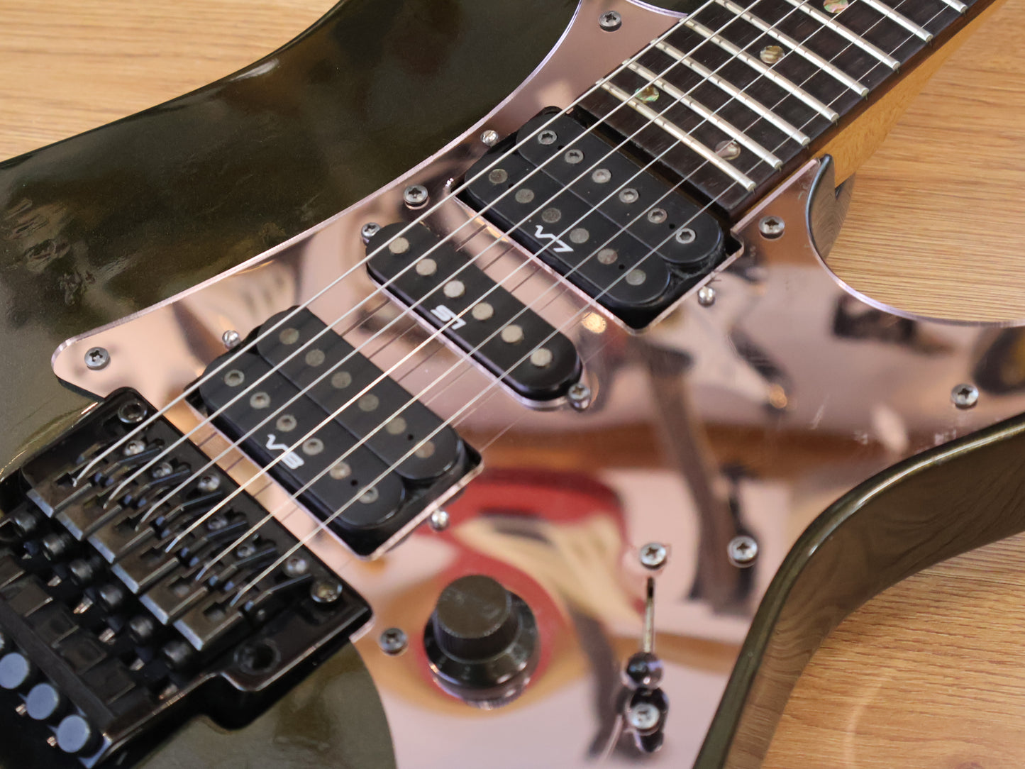 1996 Ibanez RGR-550 HSH Superstrat (Iron Pewter)