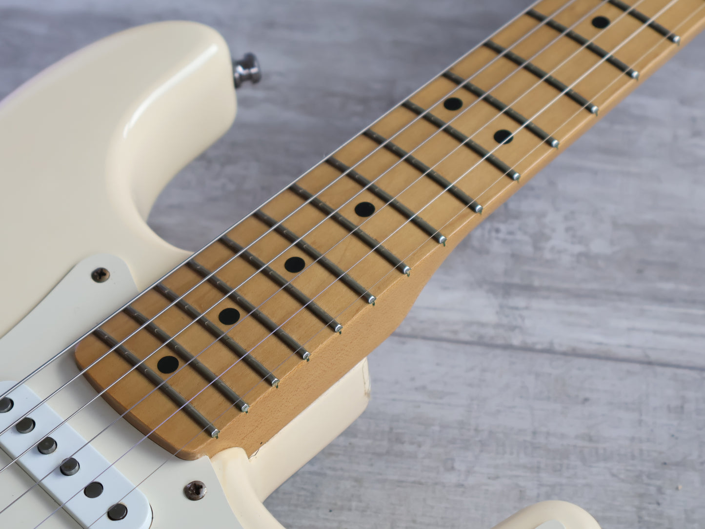 2005 Fender Jimmie Vaughan Tex-Mex Signature Stratocaster (Olympic White)