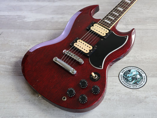 1981 Aria Pro II Japan SL-500D '61 SG Double Cutaway (Cherry Red)