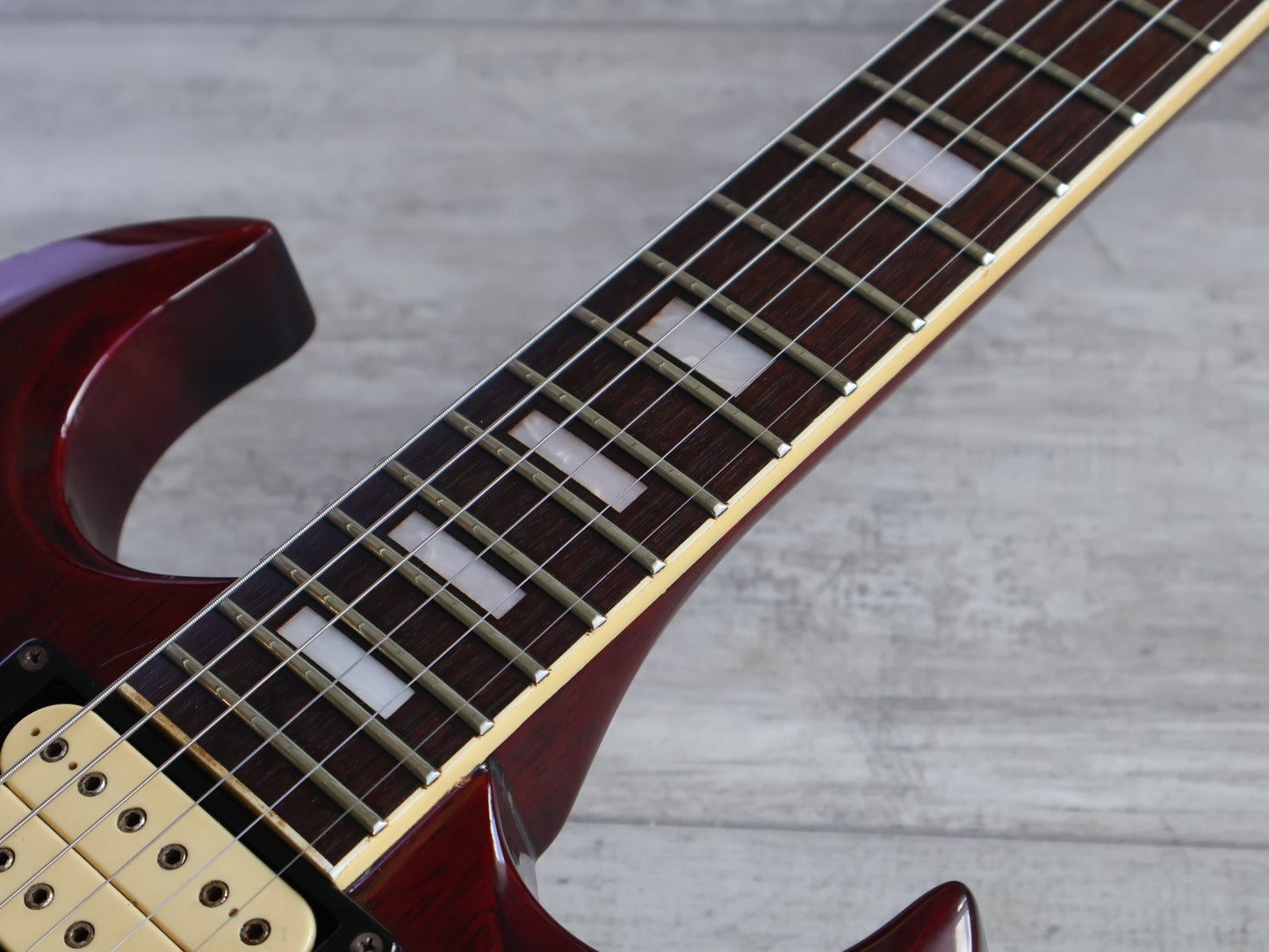1981 Aria Pro II Japan SL-500D '61 SG Double Cutaway (Cherry Red)
