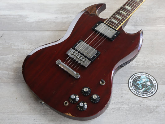 1981 Greco Japan SS-600 70's Reissue SG Standard (Wine Red)