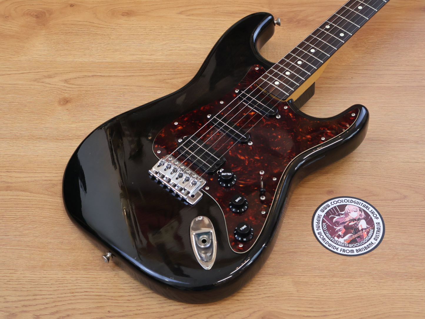 1980's Bill Lawrence Japan Challenger HSS Stratocaster (Transparent Brown)