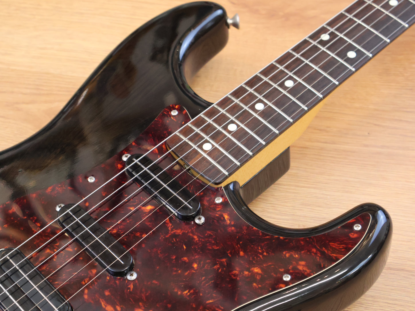 1980's Bill Lawrence Japan Challenger HSS Stratocaster (Transparent Brown)