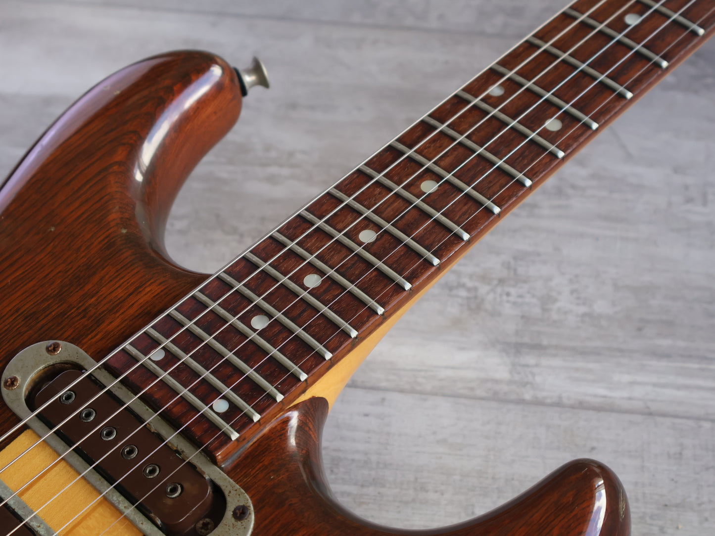 1979 Greco Japan GOII750 Neckthrough Stratocaster (Brown)