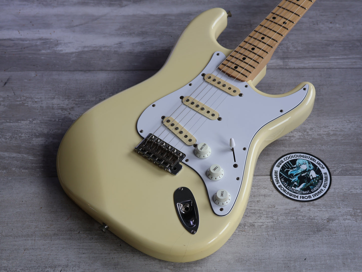 2008 Fender Japan ST-STD Stratocaster Standard (Vintage White)