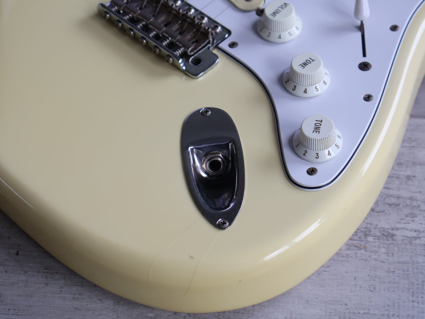 2008 Fender Japan ST-STD Stratocaster Standard (Vintage White)