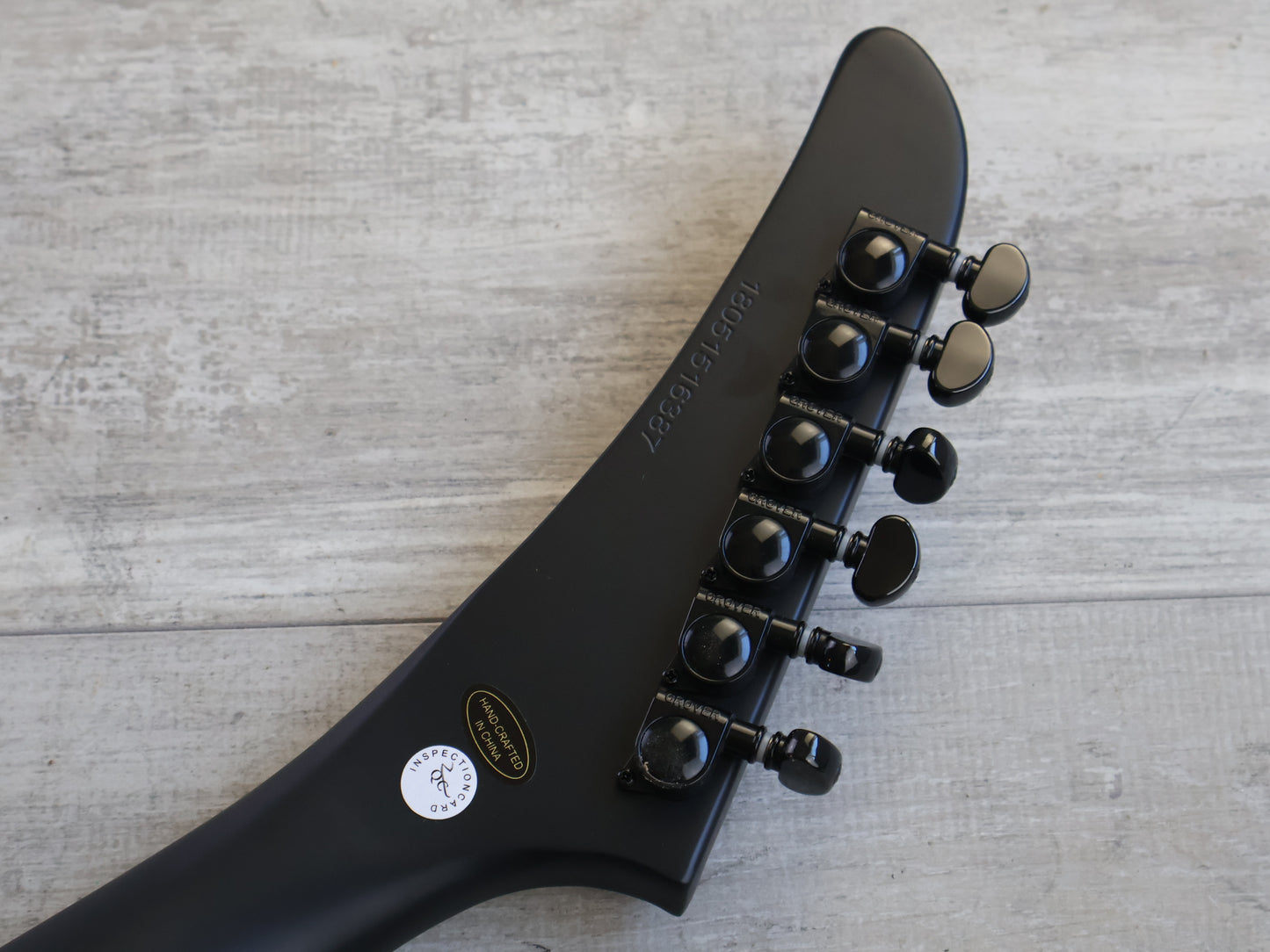 2018 Epiphone Explorer 1958 Gothic (Pitch Black)