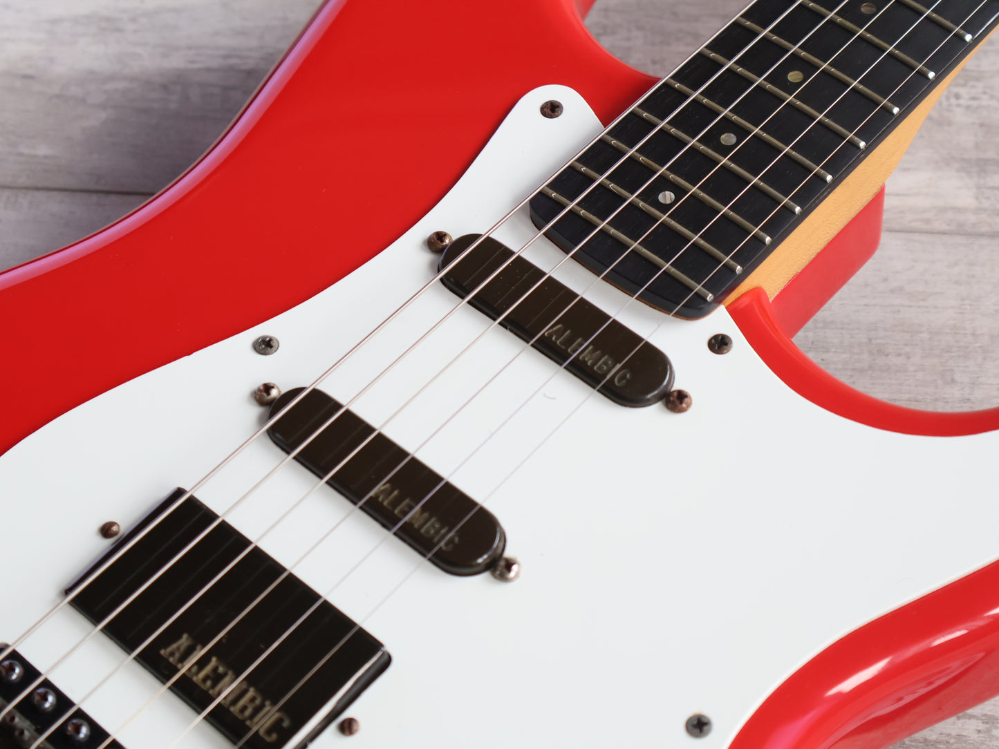 1990's ESP Japan (Tokyo Workshop) Stratocaster w/Alembic (Fiesta Red)