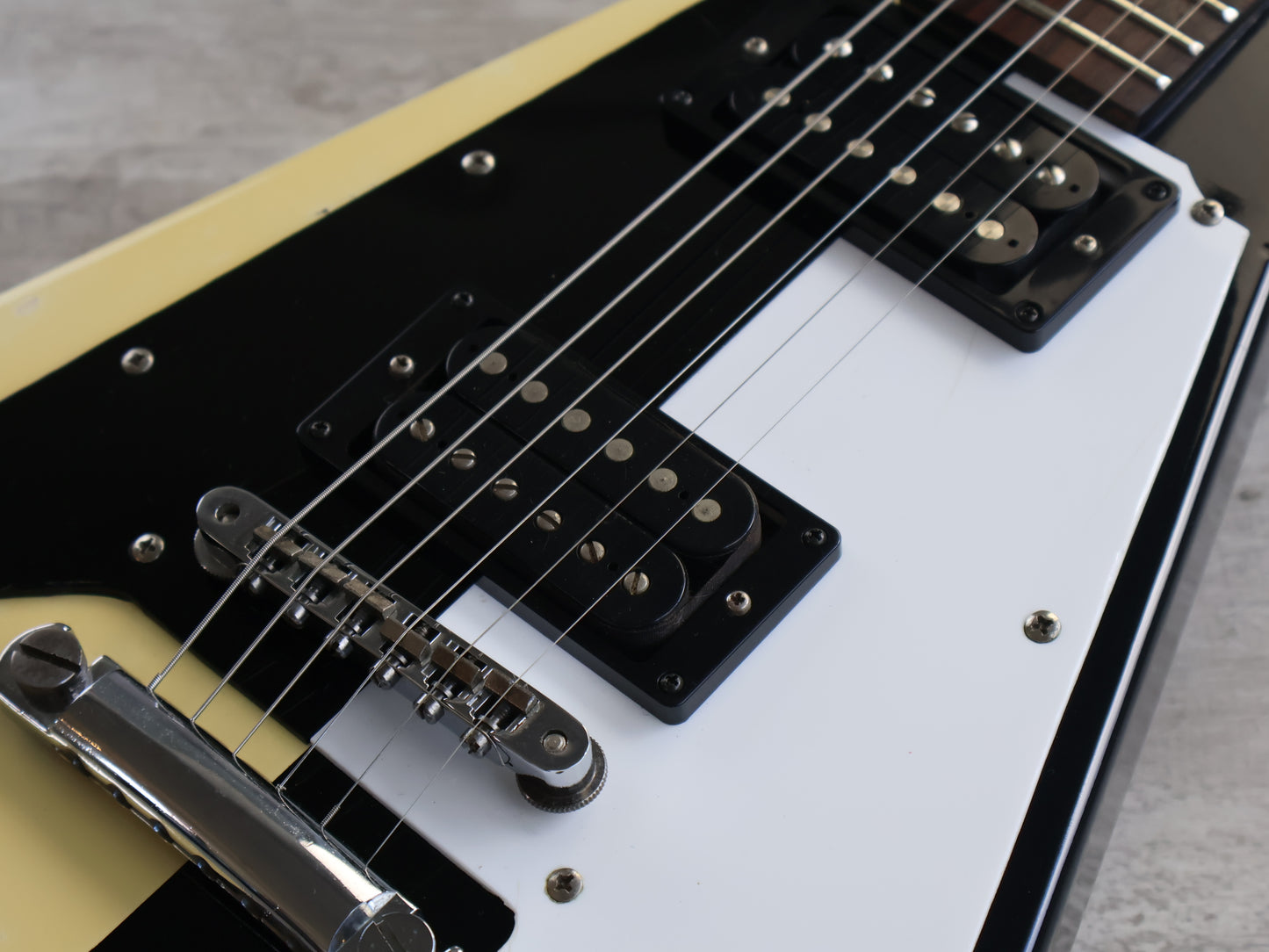 1984 Tokai Japan TFV60 Limited Edition Schenker Flying V (Black/White)