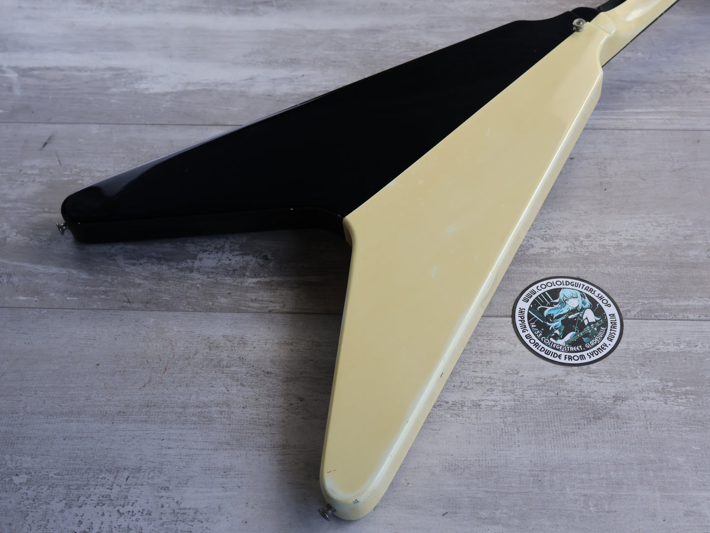 1984 Tokai Japan TFV60 Limited Edition Schenker Flying V (Black/White)