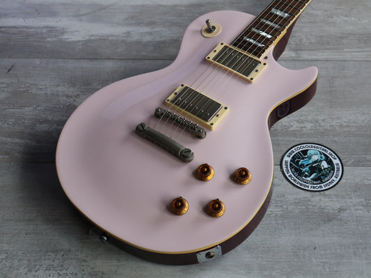 1990 Greco Japan EG-700 Les Paul Standard (Refinished Pink Top)