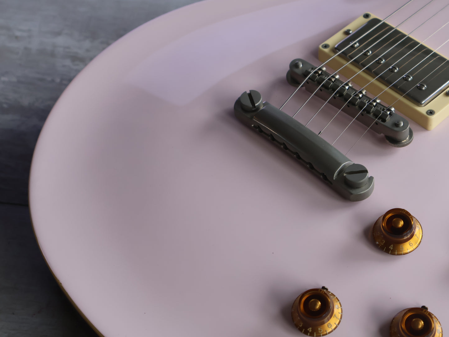 1990 Greco Japan EG-700 Les Paul Standard (Refinished Pink Top)