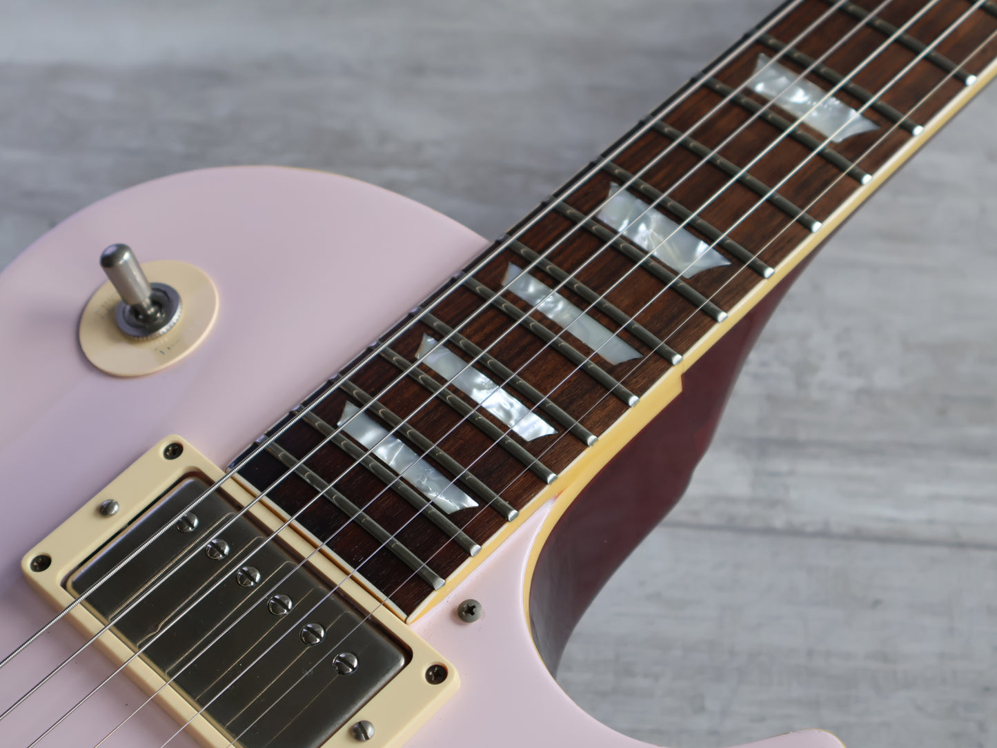 1990 Greco Japan EG-700 Les Paul Standard (Refinished Pink Top)