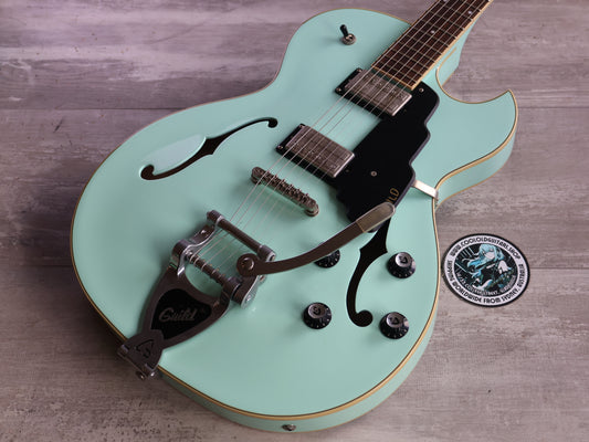 Guild Starfire 1 SC GVT Vibrato Semi Hollowbody (Seafoam Green)