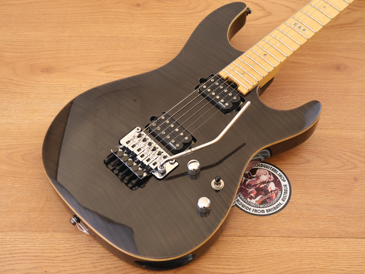 E-II by ESP Japan ST-2 FM/M Superstrat (Transparent Black)