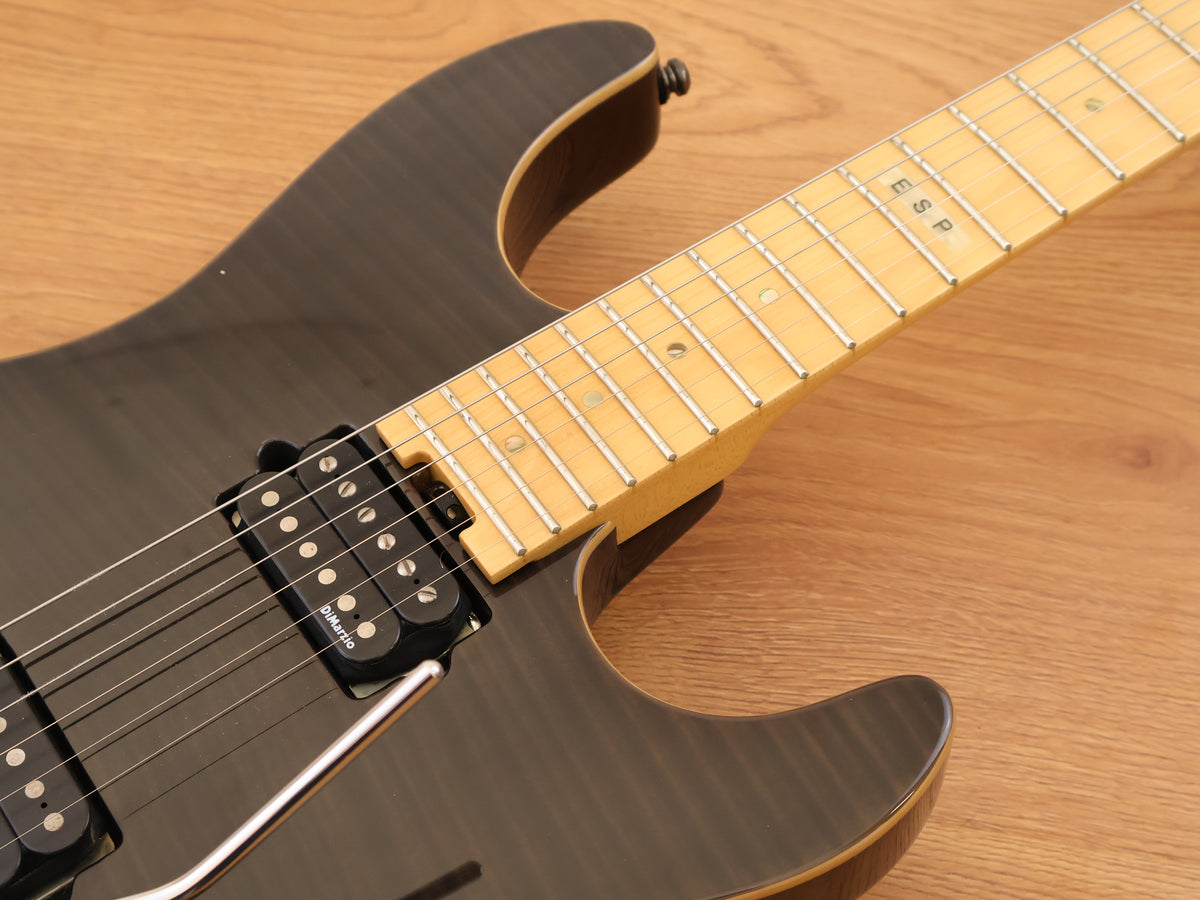 E-II by ESP Japan ST-2 FM/M Superstrat (Transparent Black)