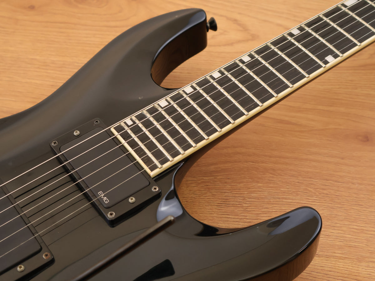 2000's Edwards (by ESP Japan) E-HR-125E Neckthrough Horizon (Black)