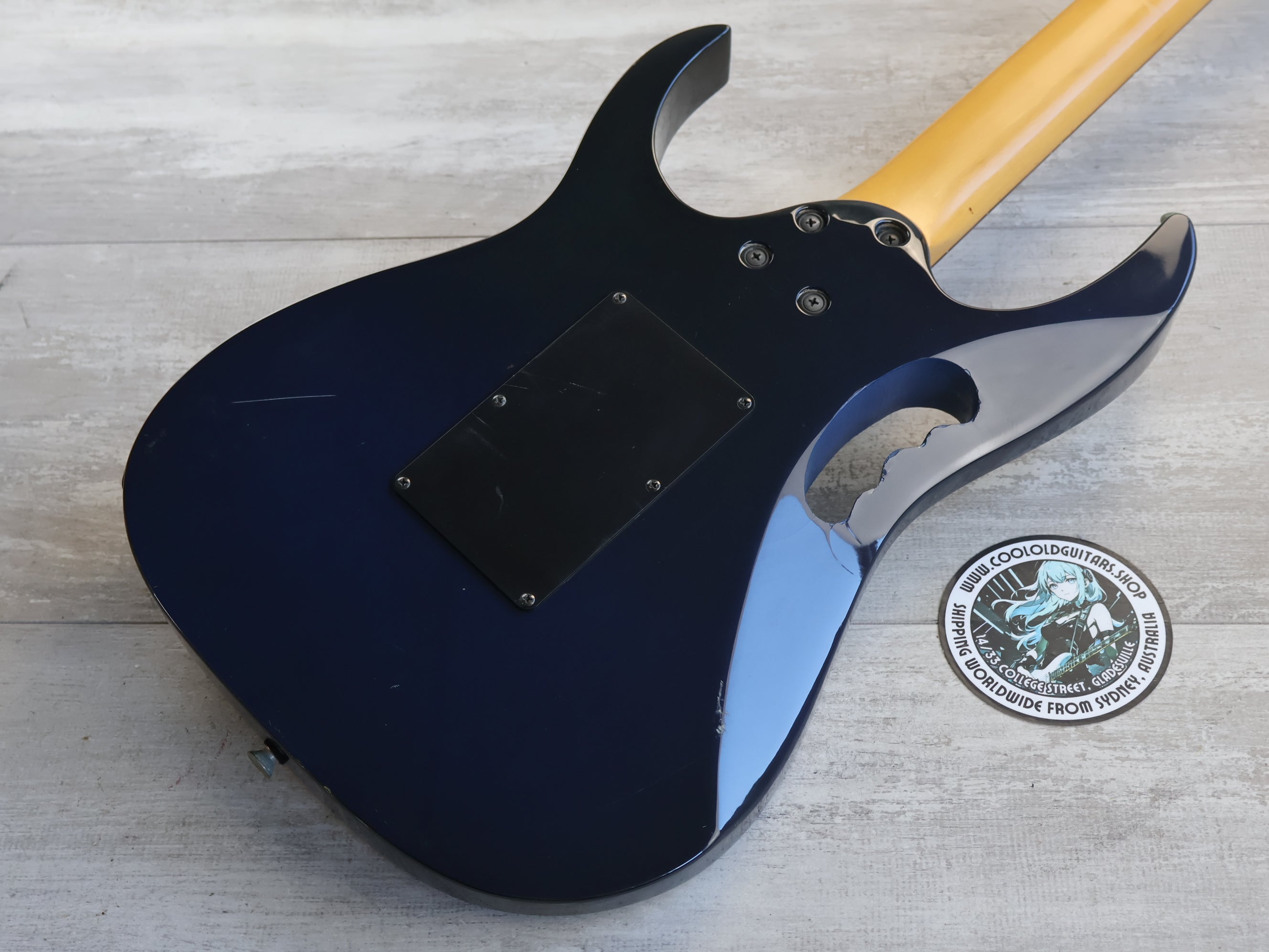 1994 Ibanez Japan RG250 HSH Superstrat (Blue Night) – Cool Old Guitars