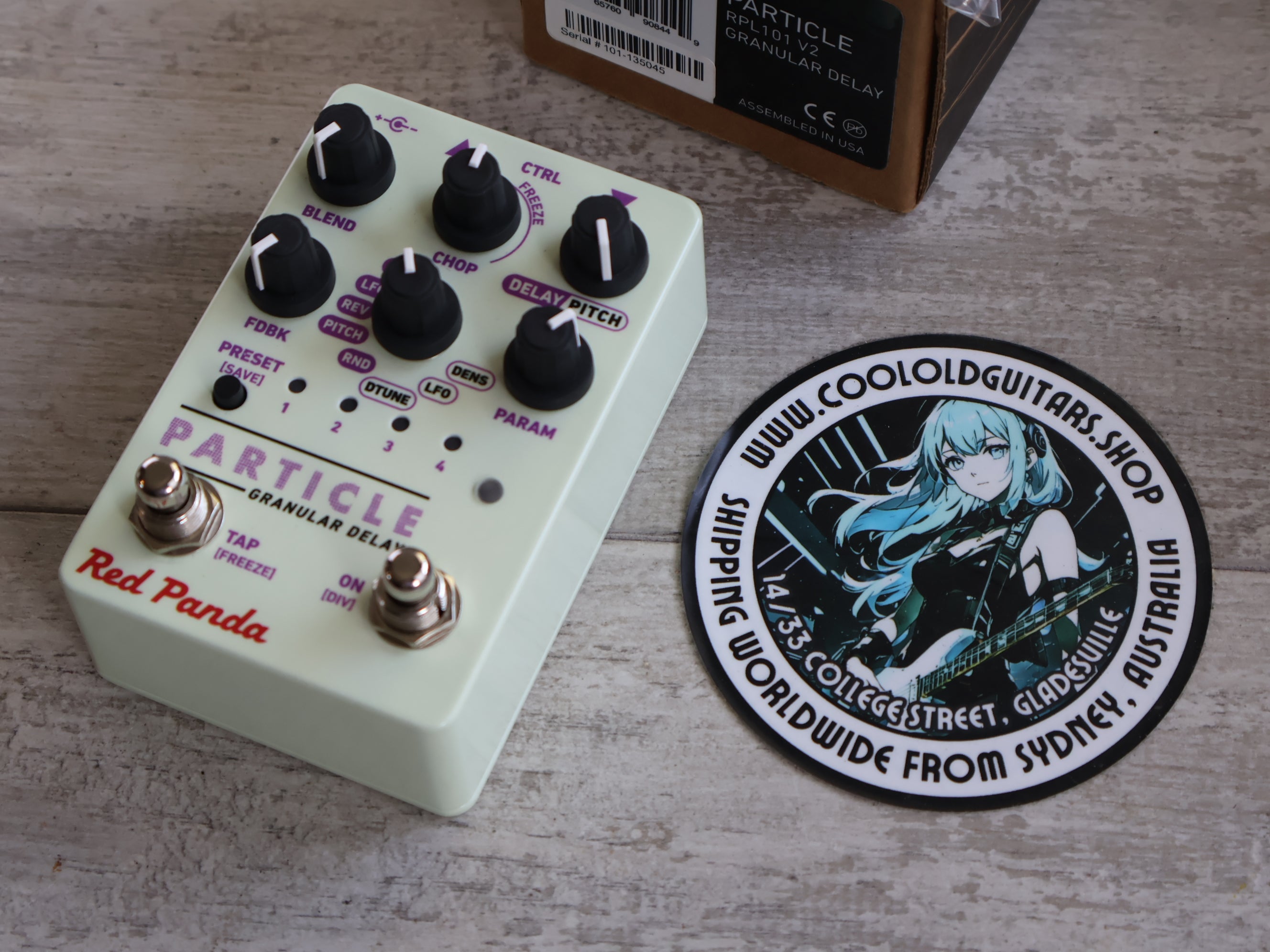 Red Panda Particle 2 Granular Delay (Limited Edition - Glow in the Dar ...