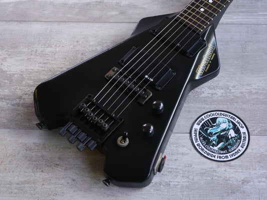 1980's Riverhead (by Headway Japan) RUG-2090 Headless Guitar (Graphite Black)