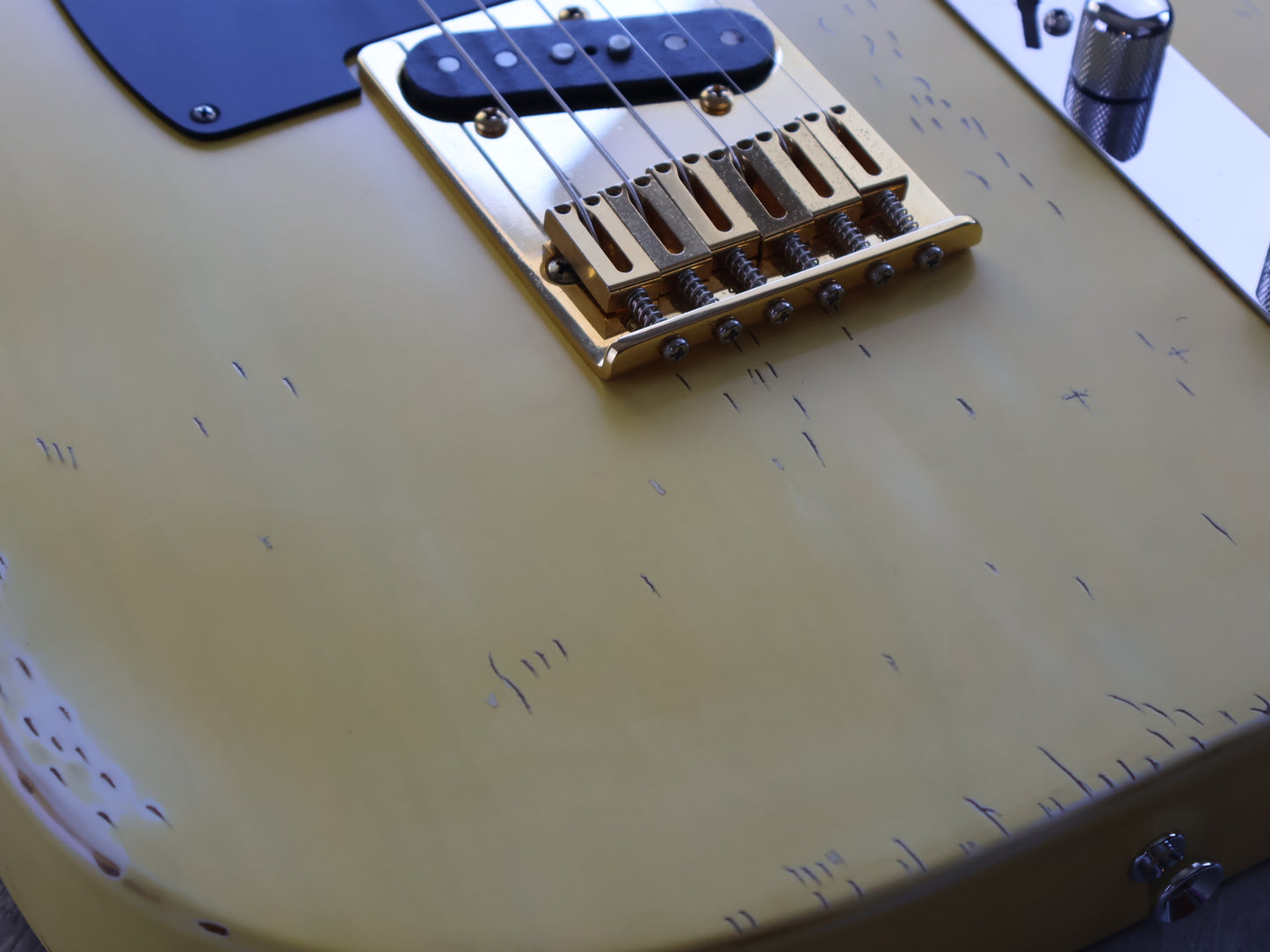 2005 Edwards (by ESP Japan) E-TE-98M/RE Keith Richards "Micawber" Telecaster (Relic Blonde)