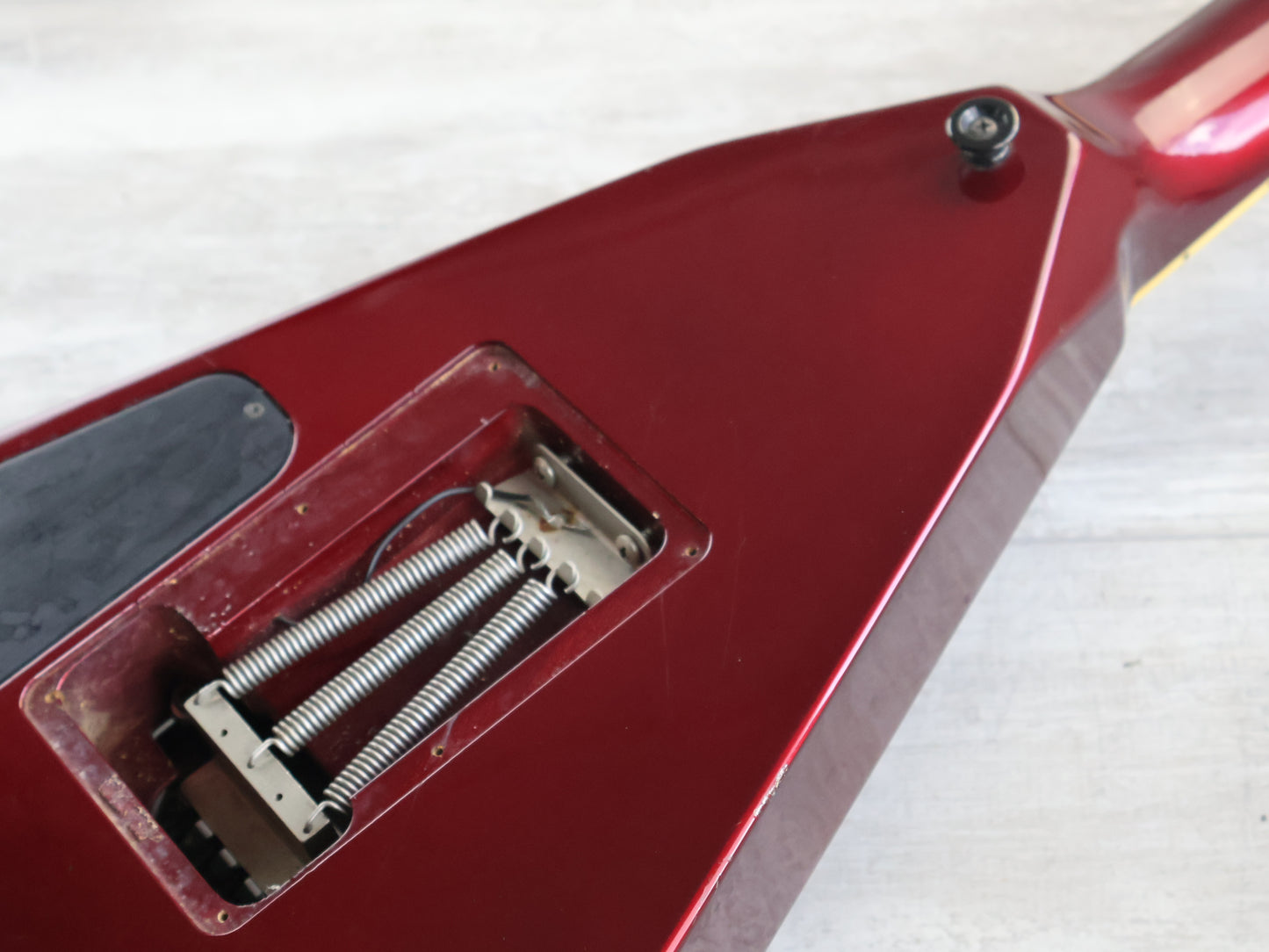 1990's Grover Jackson KV.D-120 King V Flying V (Metallic Red)