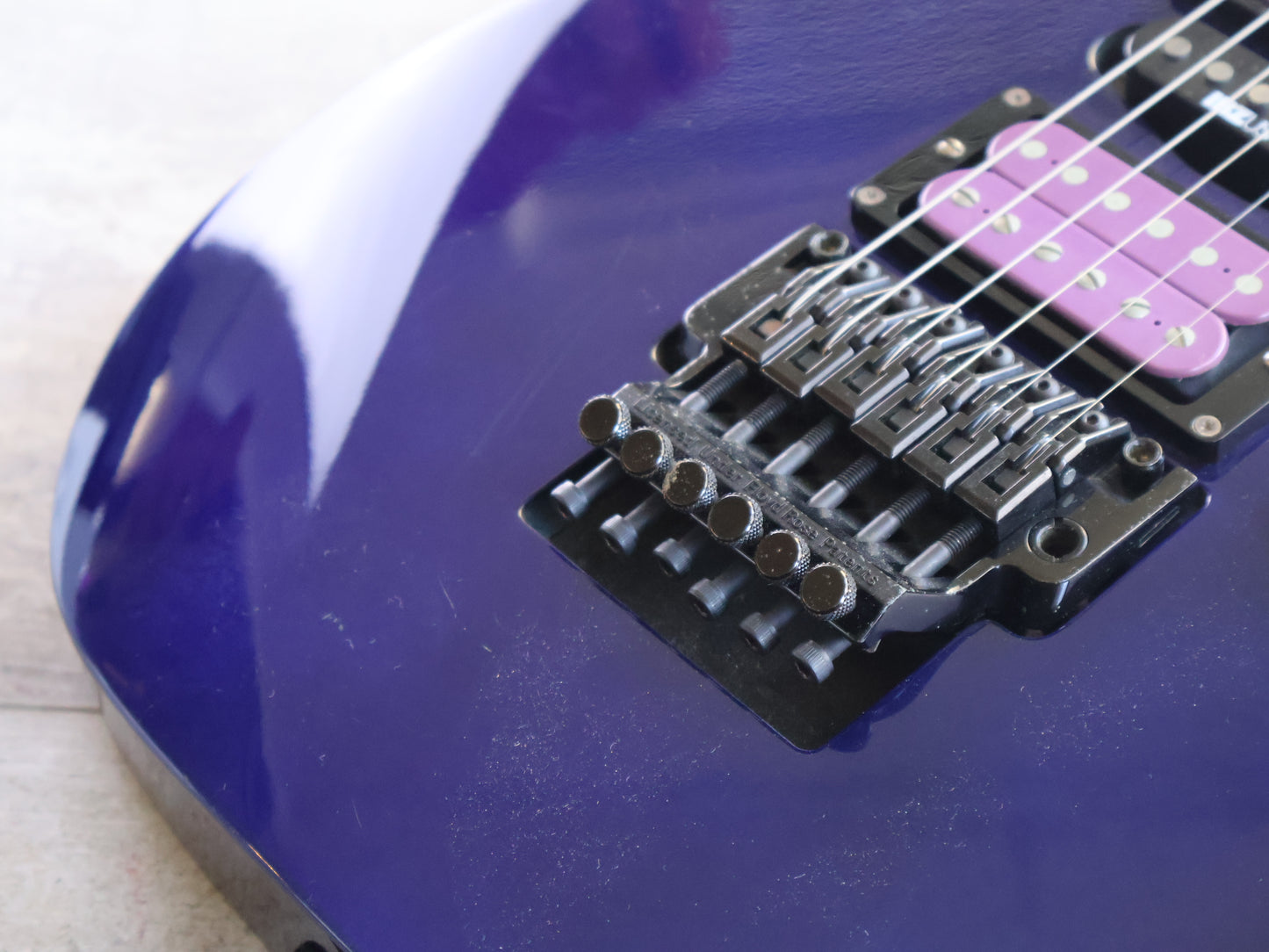 1990's Ibanez RGR570 HSH "K-Custom 1" Modified Superstrat (Blue)