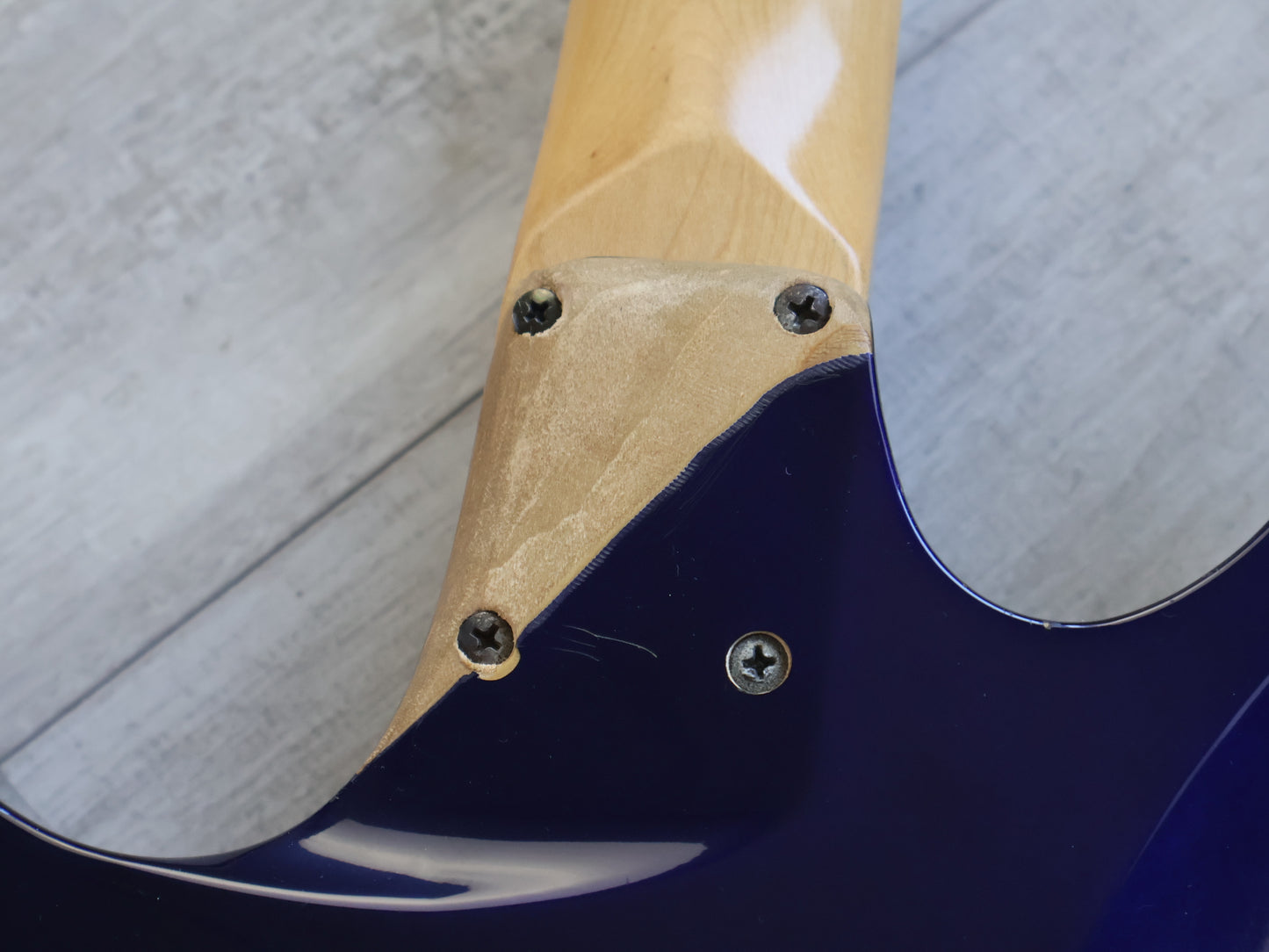 1990's Ibanez RGR570 HSH "K-Custom 1" Modified Superstrat (Blue)