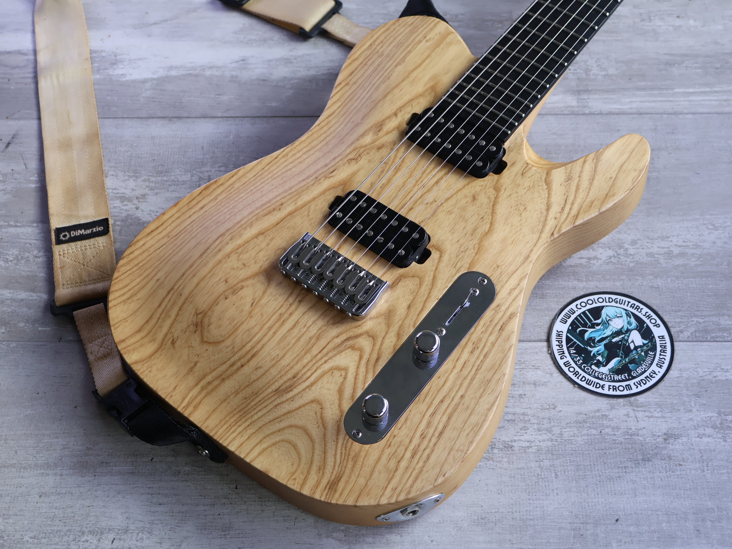 Chapman ML-7T 7-String Twang-Style (Natural Swamp Ash)