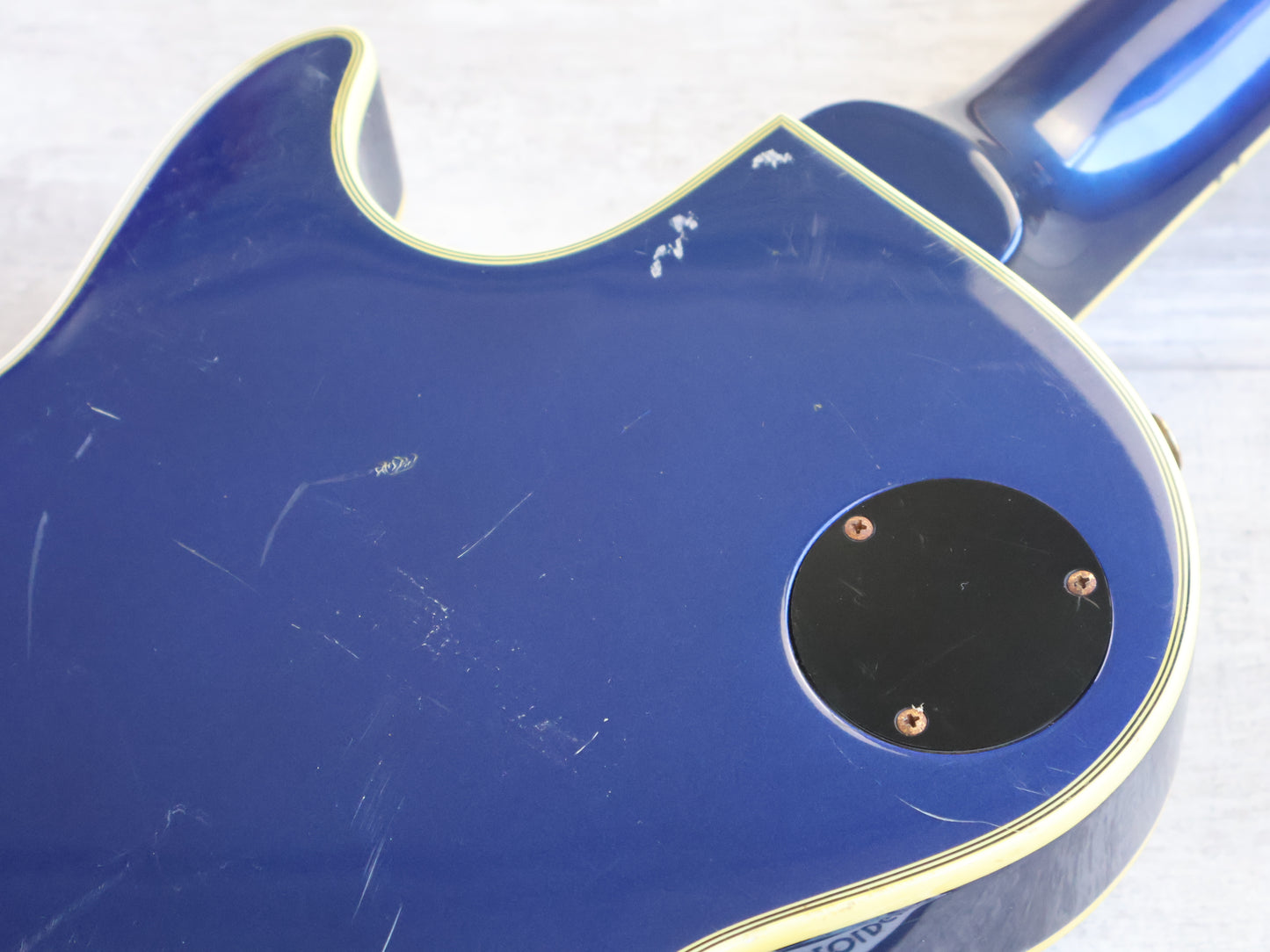 1991 Burny Japan RLC-70 Les Paul Custom (Metallic Blue)
